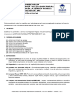 Procedimiento Técnico para Limpieza Manual Mecanica y Aplicación Manual de Pintura en Tuberias A Nivel de Piso Estación Mansilla