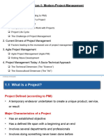 Session 1 Modern Project Management