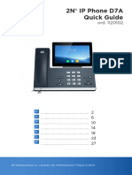 2n Ip Phone D7a Quick Guide