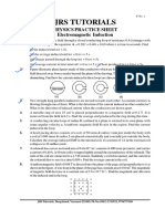 Jrs Tutorials: Physics Practice Sheet Electromagnetic Induction