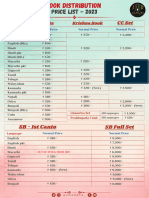 Marathon Price List 2022 A3