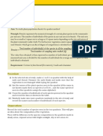 Population Density and Population Frequency by Quadrat Method XII Practical