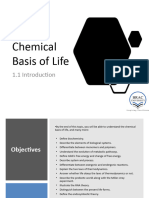 BCH101 - L1 - The Chemical Basis of Life