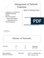 Management of Network Function DOS NOS