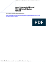 Full Download Advertising and Integrated Brand Promotion 7th Edition Oguinn Solutions Manual