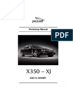 Jaguar XJ X350 WorkshopManual