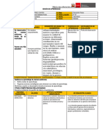 Sesión de Aprendizaje #5