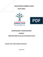 Unidad 2 Principios Básicos de Las Actuaciones Éticas Teórico