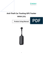 Anti-Theft Car Tracking GPS Tracker: Product Using Manual