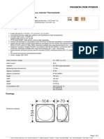 Approved For Intrinsic Fire Resistance, Material: Thermoplastic FK 0404