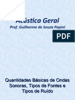 1 - (Quantidades Acústicas Básicas, Fontes e Ruídos) - Rev 01