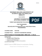 Cse 342 - Highway Geometric Design