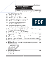 Gohar Logical Mathematics Model Paper 08