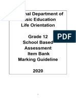 Lo Item Bank of Marking Guideline