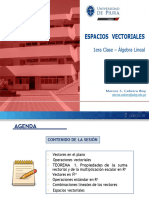 Espacios Vectoriales