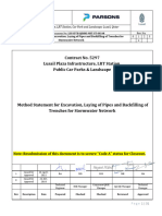 Method Statement Storm Water