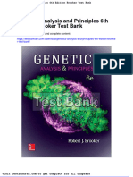 Full Download Genetics Analysis and Principles 6th Edition Brooker Test Bank