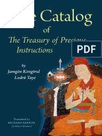 The Catalog of The Treasury of Precious Instructions (Jamgon Kongtrul Lodro Taye)