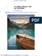 I Never Knew I Had A Choice 11th Edition Corey Test Bank