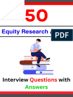 Equity Research Analyst Interview Questions and Answers 1700748561