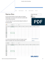 Name Box in Excel (In Easy Steps)