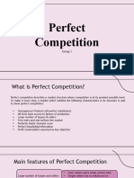 Perfect Competition