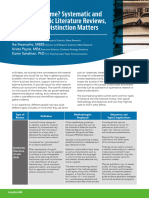 Whats in A Name Systematic and Non Systematic Literature Reviews and Why The Distinction Matters