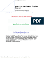 Mercedes Benz 300400 Series Engine Workshop Manual