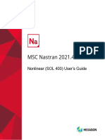 MSC Nastran 2021.4 Nonlinear SOL 400 User Guide