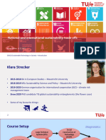 Week 5 Lecture - National and International Sustainability Trade Offs