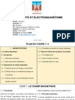 NDAO - Makha - Cours Chapitre 1 L1 - S2 ESTI Le Champ Magnétique