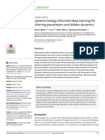 Systems Biology Informed Deep Learning For Inferring Parameters and Hidden Dynamics