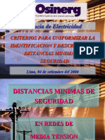 Distancia de Seguridad Osinerg