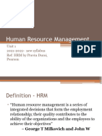 HRM - Intro