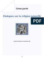 David Hume - Dialogues Sur La Religion Naturelle - 13