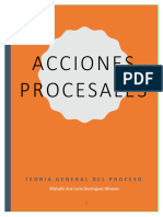 Acciones Procesales Proyecto