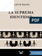 La Suprema Identidad - Alan Watts