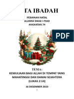 Tata Ibadah Natal