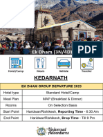 Ek Dham 3N - 4D Departure 2023