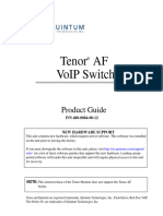 Tenor A Fuser Guide