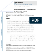 Regulation of Hepatic Glucose Metabolism in Health and Disease