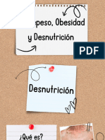 Sobrepeso, Obesidad y Desnutrición