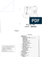 White/Elgin 2630 Sewing Machine Instruction Manual