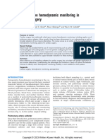 Perioperative Hemodynamic Monitoring