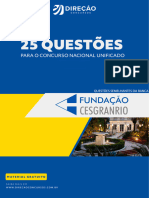 Questoes CNU CESGRANRIO