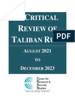 ACriticalReviewOfTalibanRule CRSSReport