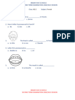 Second Term Examination 2020 - 2021 French