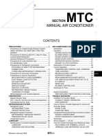 Manual Air Conditioner: Section