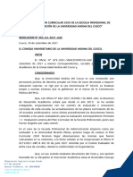 Res. NÂ° CU-463-2021. - Aprobar Plan Curricular 2020 E.P. AdministraciÃ N (Completo)