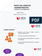 SESION 6 - Fuentes Del Derecho Administrativo, Constitución, Ley y Reglamento